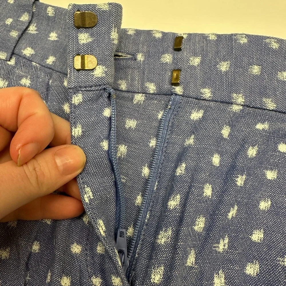J.Crew Blue Patterned Women's Shorts - Size 2